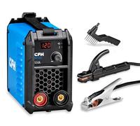 CFH Saldatrice a inverter 120A ISG 882 - MMA saldatrice con Hot Start, Anti Stick, Arc Force & Protezione da surriscaldamento, 15-120A, per elettrodi a barra Ø 1,5-3,2 mm, fino a 4 mm di spessore