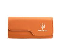 CFHJFG Porta Occhiali Auto per Maserati GranTurismo 2017-2019,Pelle Supporto Magnetico Multifunzione Logo Custodia per Occhiali da Sole Gradevole Esteticamente Dura nel Tempo Clip per Visiera