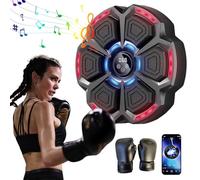 CFITANK Music Boxing Machine Adult - 9 modalità di velocità, super parete professionale LED Bluetooth intelligente scatola musicale elettronica con guanti dispositivo di allenamento (guanti adulti)