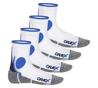 CFLEX - 4 paia di calze da corsa bianco/blu 39-42
