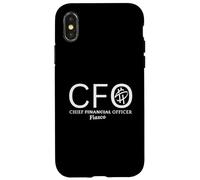 CFO a Chief Fiasco Officer Funny Finance Executive Humor Custodia per iPhone X/XS