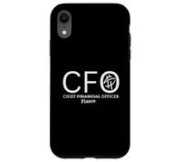 CFO a Chief Fiasco Officer Funny Finance Executive Humor Custodia per iPhone XR