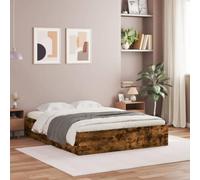 CFODOJ Letti & Accessori, Letti & Telaio letto - Casa-Letto con Cassetti Senza Materasso Rovere Fumé 140x190 cm