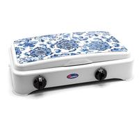 CFParker Fornello 2 Fuochi a Gas METANO per Uso Esterno Modello Mediterraneo Made in Italy - 5326BGPmMED
