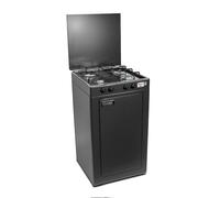 CFParker Fornello cucina a gas gpl/metano 4 fuochi piano acciaio valvola sicurez