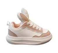 cfpqv Sneaker per bambini, scarpe da ginnastica per bambini, con lacci, traspiranti, scarpe da ginnastica per bambini, scarpe da corsa, coniglio, scarpe da ginnastica basse, scarpe da trekking