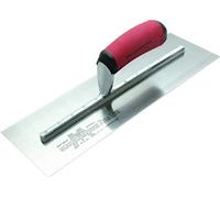 cFrattazzo per cartongesso Marshalltown, manico curvo Durasoft, acciaio inox, dimensioni: 356x114 mm