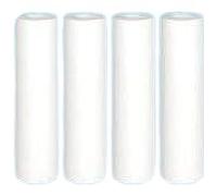 CFS Confezione da 4 cartucce filtranti in polipropilene filato, compatibili con i modelli Campbell SED-P5, rimuove il cattivo sapore e gli odori, cartuccia filtro di ricambio per tutta la casa, 5