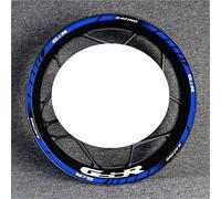 CFSJRXZ Adesivi Decorativi Adesivi per Cerchi Moto Adesivi Catarifrangenti Notturni per Cerchi per Suzuki GSXR GSX-R 250 750 600 1000 Adesivi per Pellicole Decorative Set Completo(Colore 6)