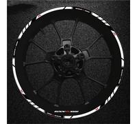 CFSJRXZ Adesivi Decorativi Strisce Adesive per Cerchi Moto per Suzuki GSXR1000 GSX-R GSXR GSX R 1000 Resistenti alla Pioggia Adesivi per Cerchi Ruota Set Completo(Colore 16)