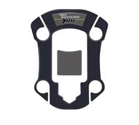 CFSJRXZ Adesivi Moto Adesivo Protettivo per Tappo Serbatoio Carburante Moto per Yamaha Tenere700 Tenere 700 2023 Adesivi Decorativi Serbatoio Protezione Pad(Titanio)