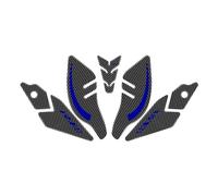 CFSJRXZ Adesivi Moto Adesivo Serbatoio Carburante Laterale Moto per Yamaha YZF R1M YZFR1M YZF-R1M YZF R1 M 2020 2021 2022 Adesivo Protettivo Traction Pad Serbatoio Protezione Pad(Blu)