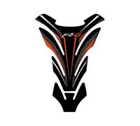 CFSJRXZ Adesivi Moto Paraserbatoio Motocicletta per Yamaha FZ6 FZ6N FZ 6 FZ-6 FZ 6N Adesivo Protettivo per Serbatoio Carburante Decorazione Adesivi Decalcomania Serbatoio Protezione Pad(Arancia)