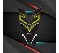CFSJRXZ Adesivi Moto Protezione Serbatoio Moto per Yamaha MT 07 MT07 MT-07 2023 Adesivo Protettivo Decalcomania Adesivi Serbatoio Benzina Adesivi Decorativi Serbatoio Protezione Pad(Oro)