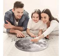 CFTGIW 1000pcs Puzzle Puzzle Round S Coordination Coordination Moon Pattern Motosksaw per Adulti Spaziale Luna Rocchetto Puzzlesmoon Puzzle Puzzlesround Moon Puzzle Puzzle1000pcs Moon Jigsaw