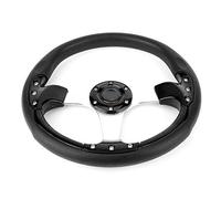 CFTGIW 13,4 Pollici per le Corse per Auto PU Sport Sfoggia Parti Modificate Ruota Modificata 34 Cm/13.4 Pollici Wheelacing Wheeracing Sterzo a Ruota a Carponi a Carpugna Modifica della a Carreggiata