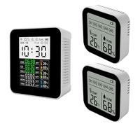CFTGIW 16in1 Rilevatore di qualità Dell'aria CO2 TVOC HCHO PM2.5 PM10 PM1.0 Monitoraggio in Tempo Reale Display 2,8 TFT con Monitoraggio Interno del Sensore Secondario 2 Pcs (2)
