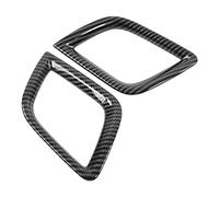 CFTGIW 2 PCS Dashboard Front Dashboard Vent Outlet Velta Coperchio Coperchio Sostituzione in Fibra di Fibra di Carbonio per Dmax 2021 Uscita Anteriore Frameair Sfogati Condizionatore di Rivestimento