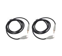 CFTGIW 2 Pcs Tipo C a 3,5 Mm Cavo per Cuffie per Cavo di Sostituzione di Cuffie per MMX150 OFC Compatibile da 3,94 Piedi Compatibile è di Cuffia IDEA per MMX150Gaming Afferido CableOfc
