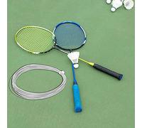 CFTGIW 2 Pezzi 10 M Flessibilità Alta Flessibilità Badminton St Line Allenamento Raccocchia Raccquet Li Ket Racquet Li Racket St Badminton Racket Racquet (White)
