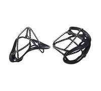 CFTGIW 2 Pezzi all'aperto Primavera Ghiaccio Manopole da Tacchetti da Trazione Antiscivolo Tacchetti da Trazione su Ghiaccio Ramponi per Scarpe Stivali Alpinismo Materiale Inossidabile Buono e Sono