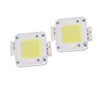 CFTGIW 2 Pezzi Chip di Luce LED COB da 100 W 9600LM 6000 K Perline di Chip di Luce LED per 32-36 V e Potere Calorifico Che il di COB Integrato Soddisfa Quotidianamente l'alta Tensione 32 36 V