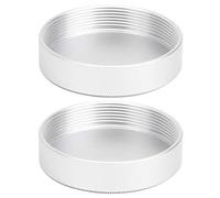 CFTGIW 2 Pezzi per il Coperchio Posteriore per Lenti in Metallo Completo M39 per M39 Accessorio per le Lenti della Telecamera per Copertina Posteriore del Coperchio del del per per Copertina di