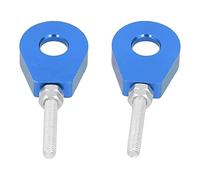 CFTGIW 2pcs 0,5 Pollici di Tenditori a Catena Alluminio per Motociclette di Mountain Bike e HIG Professionali e Lavoro Ad Alta affidabilità Professionale per Un Cattivo Servizio (Blue)