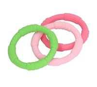 CFTGIW 3 Pezzi di Colore Brillante Braccialetto per Dentizione Infantile Sollievo Gengive Morbido Silicone Giocattolo per Dentizione per la Casa Tipo 2 e Mascelle su Massagin Braccialetto per (Tipo 2)