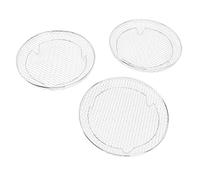 CFTGIW 3pcs Friggitrio Shiorator Rastrellini Impilabili in Acciaio Inossidabile Frutto di Carne Rastrellosa Friggitrice per la Pressione della Frigo