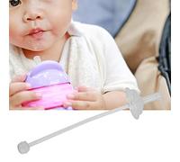 CFTGIW 4 Pezzi Cannucce Professionali in Silicone per Uso Alimentare a Bocca Larga Cannucce per Bambini Sippy Strumenti per Bere il Bambino Danno Universale Alla volontà del Bambino I Disegni (Bocca