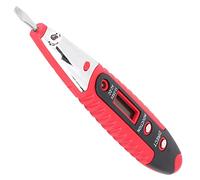 CFTGIW AC? 2 Test Pencil LED Display HD AC/DC 12? 250 V Rilevamento con Lampada per gli Occhi Notturni (rosso)