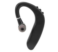 CFTGIW Auricolare Auricolare a Basso Contenuto di Latenza a Basso Contenuto di Latenza con Cavo di Ricarica USB per Guidare Office White Auricolari Singolo Ero (BLACK)