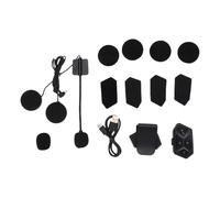 CFTGIW Auricolare Bluetooth per Moto, Altoparlanti per Casco con Riduzione del Rumore con Tecnologia DSP, Interfono da 500 M per la Guida in Qualsiasi Condizione Atmosferica