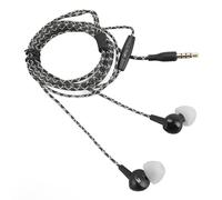 CFTGIW Auricolari Cablati con Microfono HD Stereo Ridotto di Rumo (BLACK)