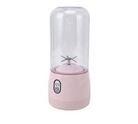 CFTGIW Blender Portatile USB Ricaricabile Ricaricabile da 6 Lame Spremute per Frutta per la Cucina Sportiva da Viaggio 410 Ml USB Essere Frullatore di Frullata per Frullata Portatile (PINK)
