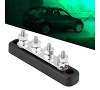 CFTGIW Blocco di Giunzione Terminale Elettrico della Barra Bus A 4 Prigionieri 100 A CA 300 V 48 V in Ottone con Corrente Elevata 100 Ottima Resistenza della Fibra di Vetro Rinforzata Garantisce