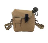 CFTGIW Bottiglia all'aperto .5L BOCCA DI CAMPING PATTA PORTATILE PORTATIVA PORTABILE CON INCONTRO PER IL KIT KHAKI SPITCHI SPIGILI OUTDOORI (Cachi)