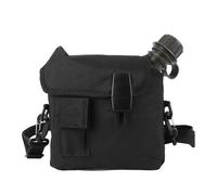 CFTGIW Bottiglia all'aperto .5L BOCCA DI CAMPING PATTA PORTATILE PORTATIVA PORTABILE CON INCONTRO PER IL KIT KHAKI SPITCHI SPIGILI OUTDOORI (BLACK)