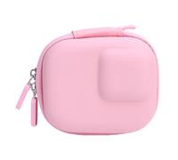 CFTGIW Camera Storage Bag Fit for Action 5 Pro Hard Case Velvet Lining Zip Closure Splashing Proof Camera Case (PINK)