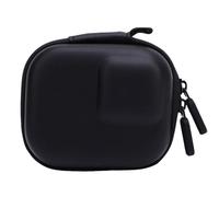 CFTGIW Camera Storage Bag Fit for Action 5 Pro Hard Case Velvet Lining Zip Closure Splashing Proof Camera Case (BLACK)