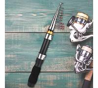 CFTGIW Canna da Pesca Sul Ghiaccio Portatile con Asta Corta Piccola Canna da Mare Mini Attrezzi da Pesca in Mare 28049-100 1,5 M Sopra le Dimensioni Essere Esca Come 1,2 M e Utilizzata La da con La