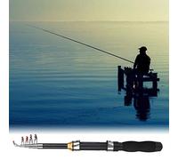 CFTGIW Canna da Pesca Sul Ghiaccio Portatile con Asta Corta Piccola Canna da Mare Mini Attrezzi da Pesca in Mare 28049-100 1,5 M Sopra le Dimensioni Essere Esca Come 1,2 M e Utilizzata La da con La