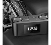 CFTGIW Caricabatterie per Auto PD QC3.0 Adattatore a Carica Rapida 2 SUV Tensione di Tensione di Tensione a LED SUV SUV di Autori di Tensione Auto SUV