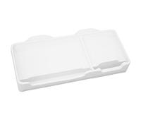 CFTGIW Case di Stoccaggio della Scheda di Auto Silicone Multifunzionale con Sostituzione del Magnete per o y Bocchetta per Auto Organizzare la Scheda Boxcar Pannello Vaccino (White)