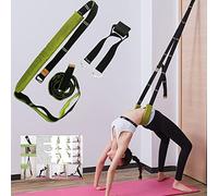 CFTGIW Cinghia per Yoga per Stretching Cintura Multifunzione per Assistenza Alla Schiena per l'allenamento della Porta Cintura Elastica per la Gamba Posteriore per la Danza Palestra Rosa Yoga per