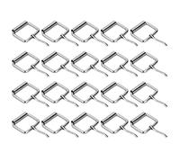 CFTGIW Cintura Bucklesmetal Buckleleathe 20pcs Fibbie a Cinghia di Colore Brillante Lucido Robusta Fadel Ampia Applicazione Fibbia in Metallo 4,5 Mm Build Premium Artigianale da Fibbie Hardn con
