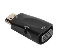 CFTGIW Convertitore da Interfaccia Multimediale HD a VGA Adattatore Convertitore HD 1080P con Interfaccia da 3,5 Mm Standard di Alimentazione Tramite Uscita Multimediale con VGA