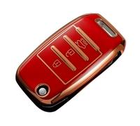 CFTGIW Copertura FOB Chiave TPU FIT PIET PIET PIT Sostituzione del Supporto per Protezione per K2 K3 K3 K4 KXCROSS KX7 FOB Coverkey CaseMart Case Casecar Key Chiave Tasto ShellsMart (rosso)