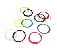 CFTGIW Corda per Racchetta da Badminton con Miscelazione di Colori da 10 Pezzi, di Racchetta da Badminton Ad Alta Elasticità, Sostituzione di Seconda Generazione, la Forza di 28 Libbre può e